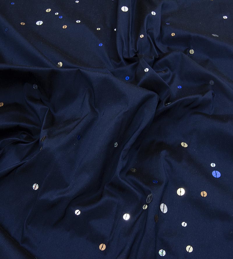 Christian Fischbacher Jubilee Constellation Fabric Sample CH45980841
