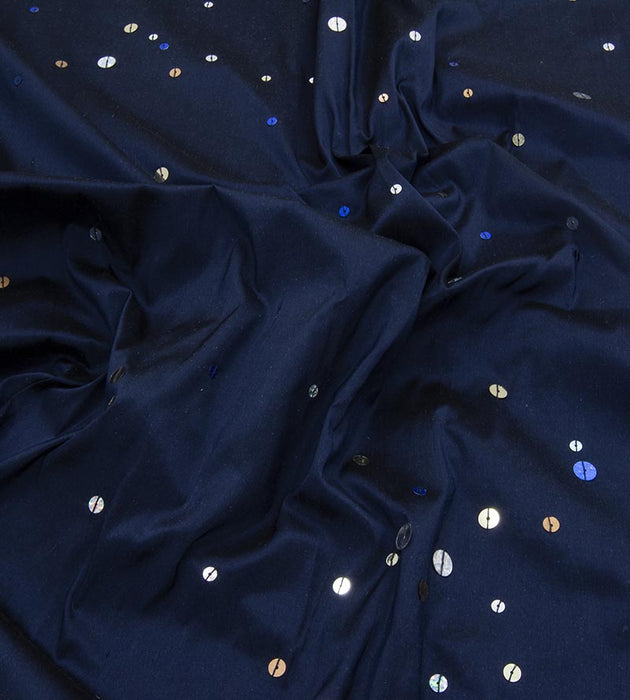 Christian Fischbacher Jubilee Constellation Fabric Sample CH45980841