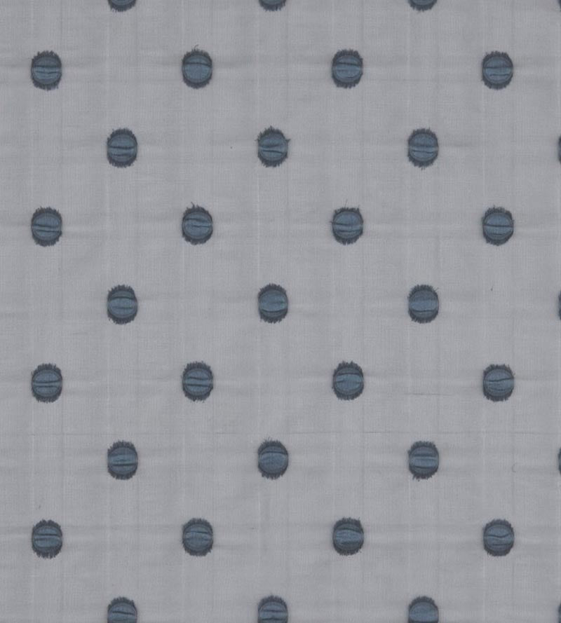 Christian Fischbacher Solar Eclipse Indigo Fabric Sample CH44590901