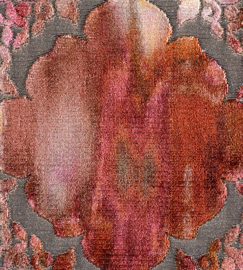 Christian Fischbacher Regale Raisin Fabric Sample CH06590902