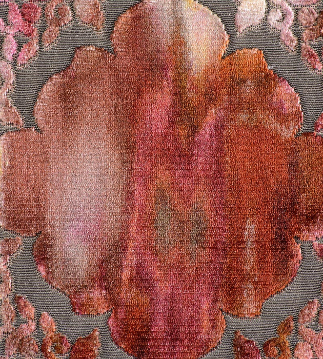 Christian Fischbacher Regale Raisin Fabric Sample CH06590902