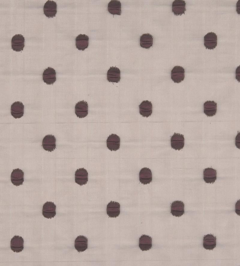 Christian Fischbacher Solar Eclipse Bordeaux Fabric Sample CH44590902