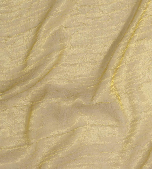 Christian Fischbacher Glimmer Gold Fabric Sample CH44690903