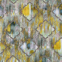 Christian Fischbacher Regale Teal Citrine Fabric CH06590909