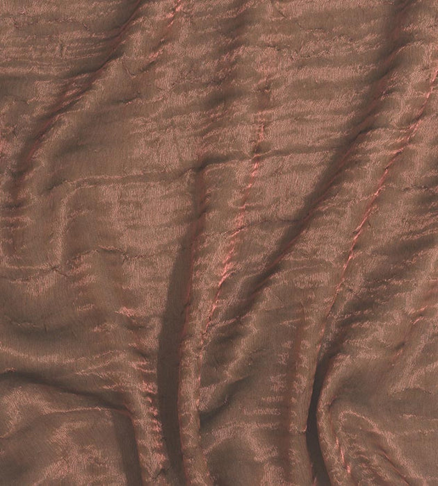 Christian Fischbacher Glimmer Copper Fabric Sample CH44690913