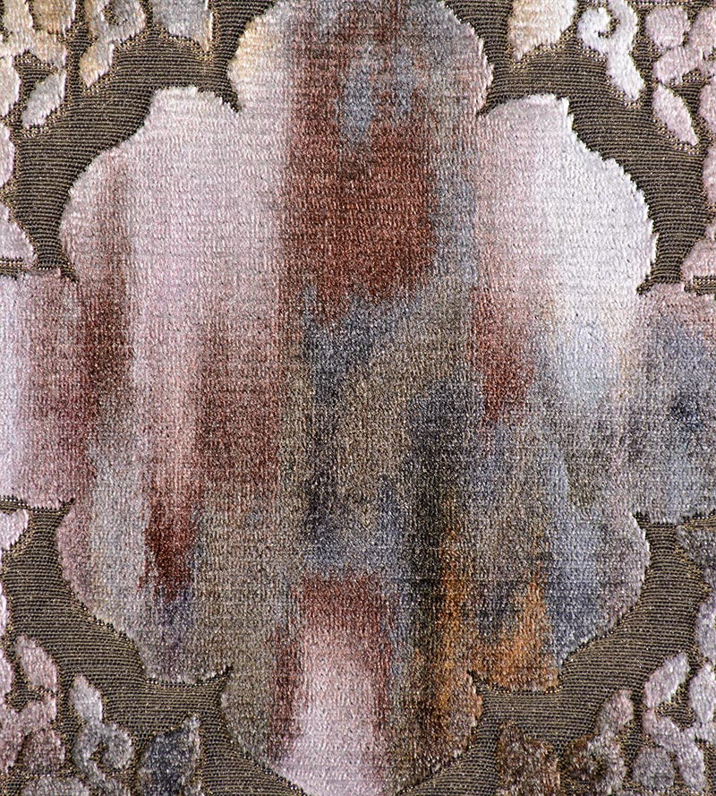 Christian Fischbacher Regale Cinder Fabric Sample CH06590915