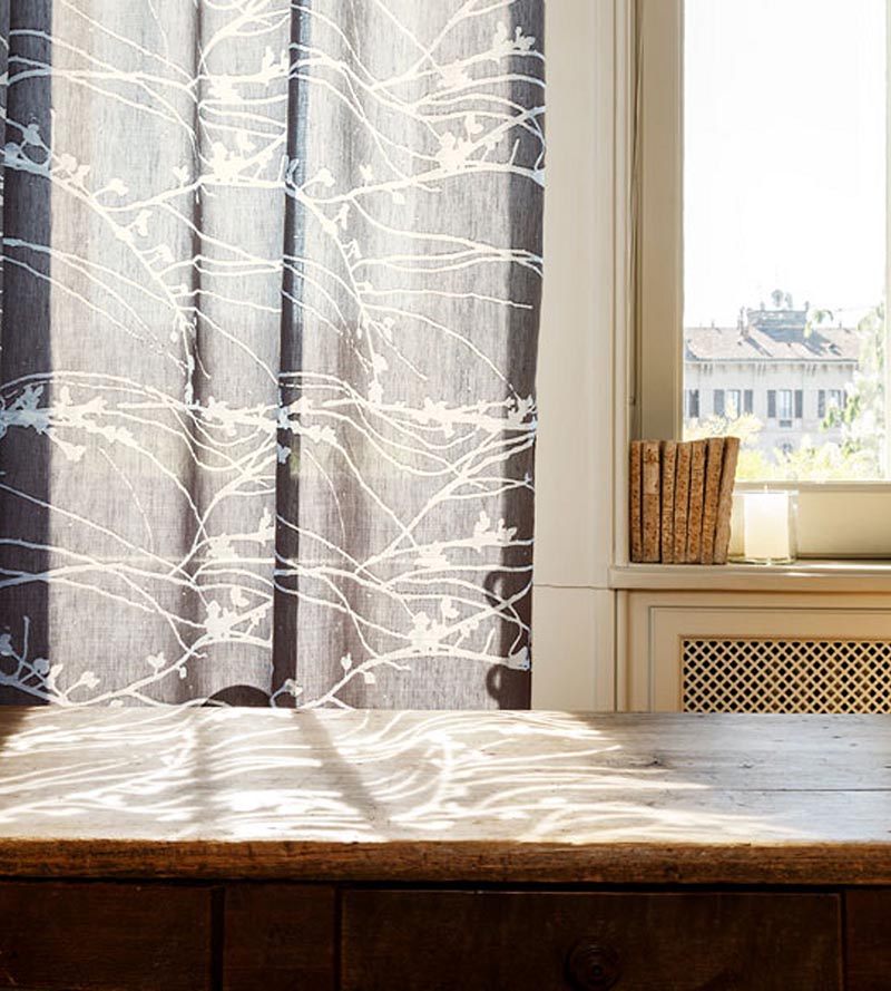 Christian Fischbacher Ikebana Denim Fabric CH10710701