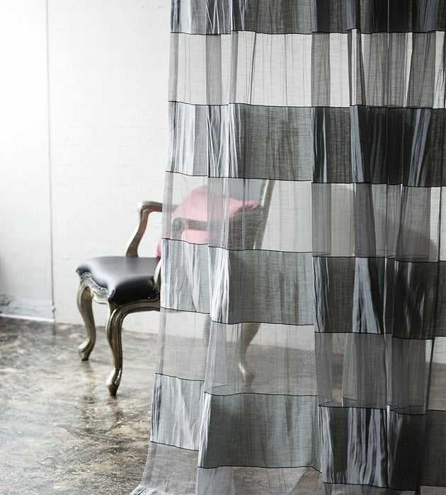 Christian Fischbacher Speedway Pewter Fabric Sample CH27800105