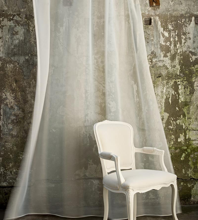 Christian Fischbacher Aramena Steel Fabric Sample CH42700105