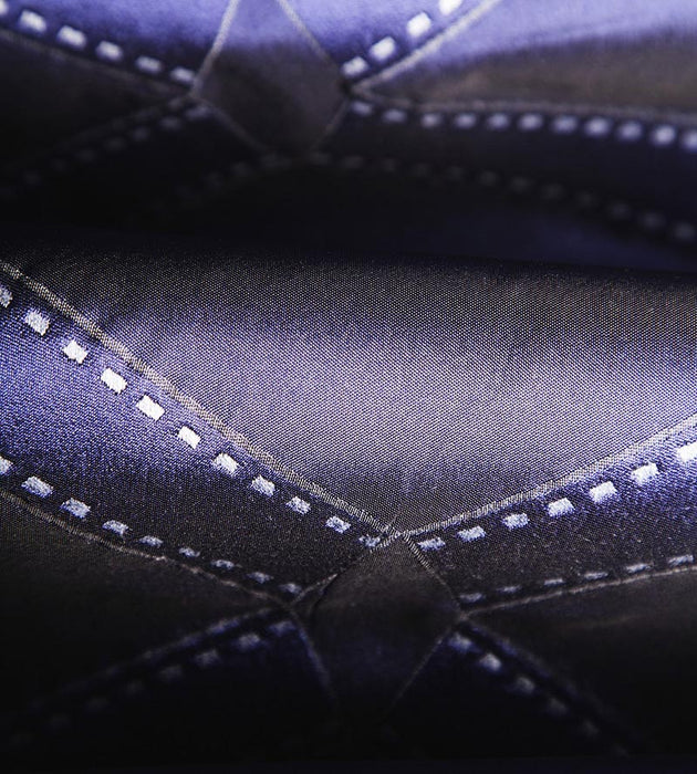 Christian Fischbacher Rhombus Ocean Fabric Sample CH42880801