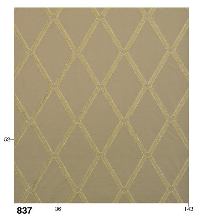 Christian Fischbacher Rhombus Silver Fabric CH42880805