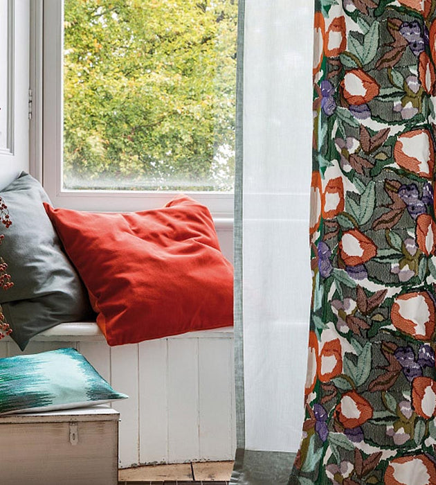 Christian Fischbacher Samba Summer Bouquet Fabric Sample CH44580801