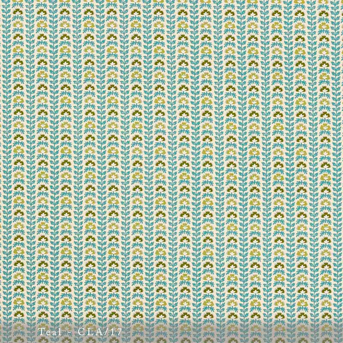 Lisa Fine Calista - Performance Teal Fabric Sample CLA-17