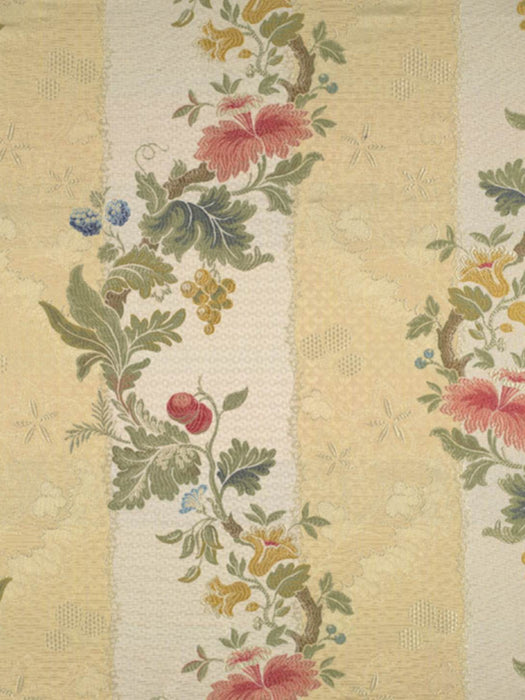 Colony Villa Lante Stripe Multi On Jasmine & Bisque Fabric CL264010001