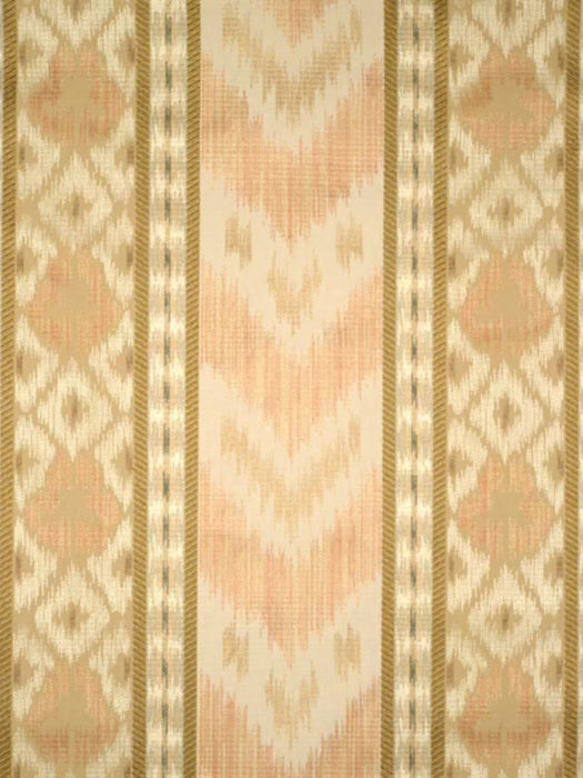 Colony Ungherese Rigato Multi Peaches & Taupes Fabric CL264160001