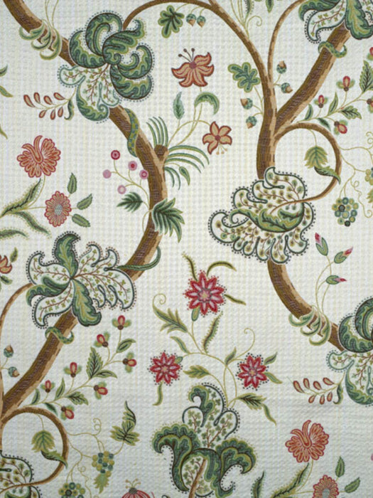 Colony Clarendon Allover Green Fabric Sample CL265400001