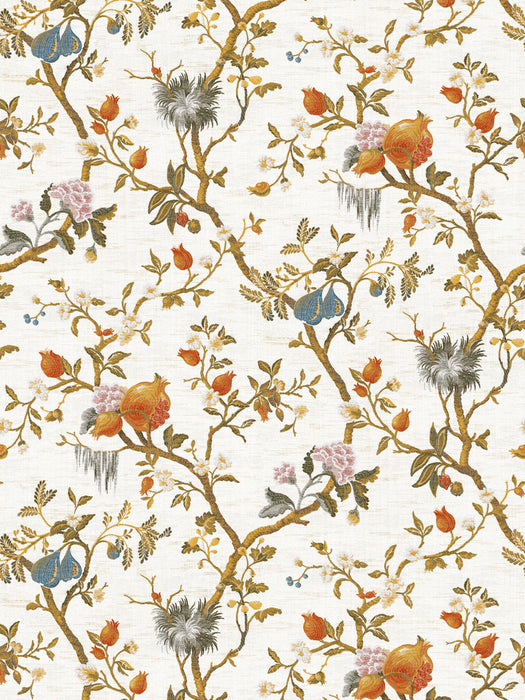 Colony Melograno | Vinyl Wallcovering Magnolia Wallpaper Sample CLWP264640001