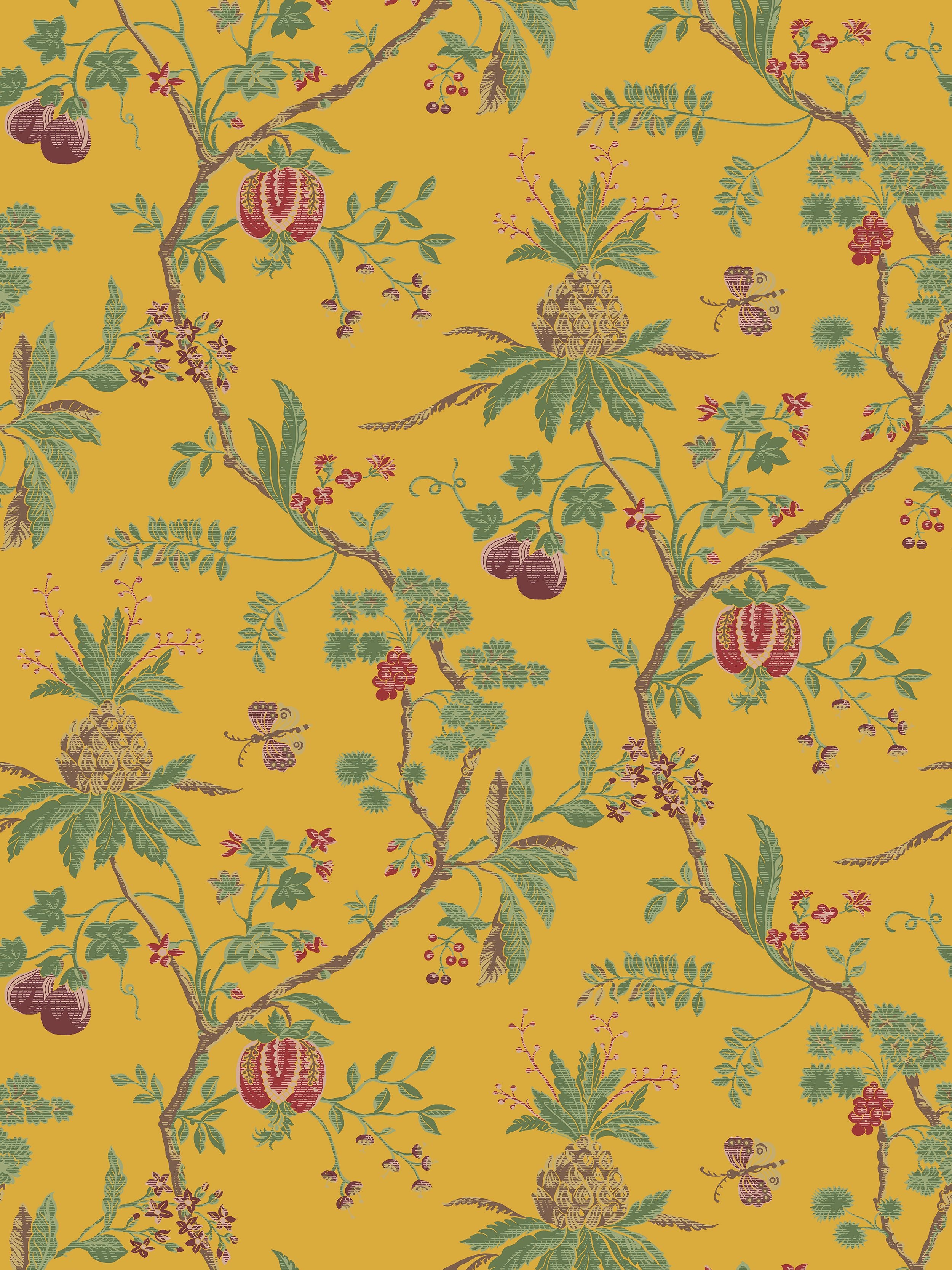 Colony La Perouse  Giallo Wallpaper CLWP261480002