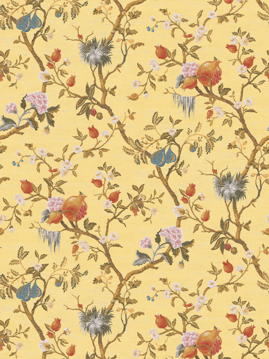 Colony Melograno | Vinyl Wallcovering Giallino Wallpaper CLWP264640002