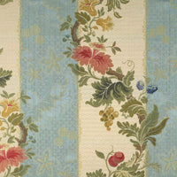 Colony Villa Lante Stripe Multi On Sky Blue Fabric CL264010003