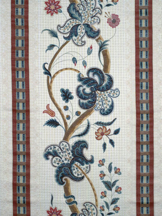 Colony Clarendon Rigato Blue Fabric CL265410003