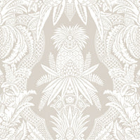 Colony East India | Vinyl Bianco / Beige Wallpaper CLWP164820003