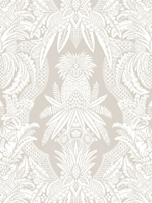 Colony East India | Vinyl Bianco / Beige Wallpaper CLWP164820003