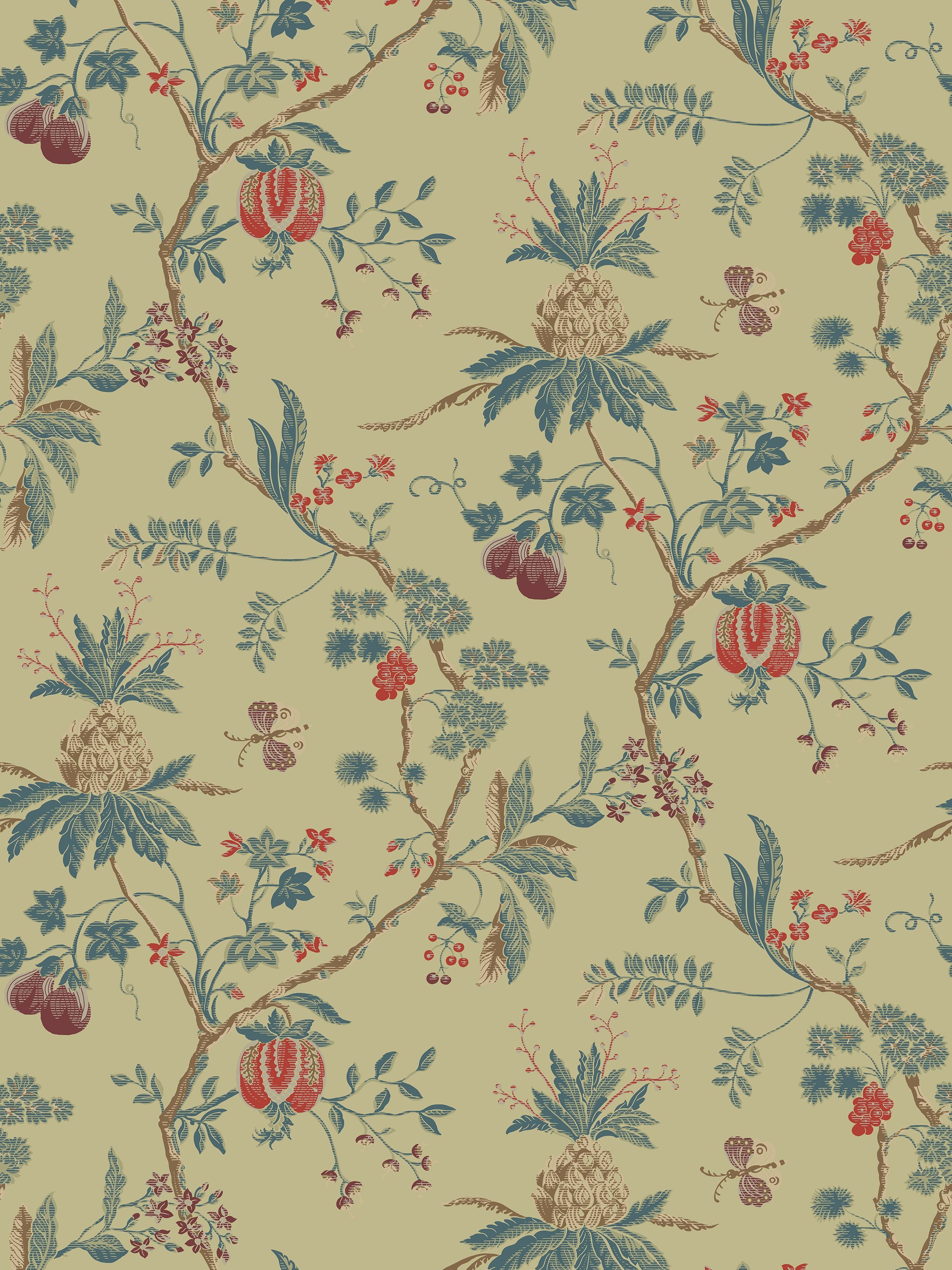 Colony La Perouse  Verde Mandorla Wallpaper Sample CLWP261480003