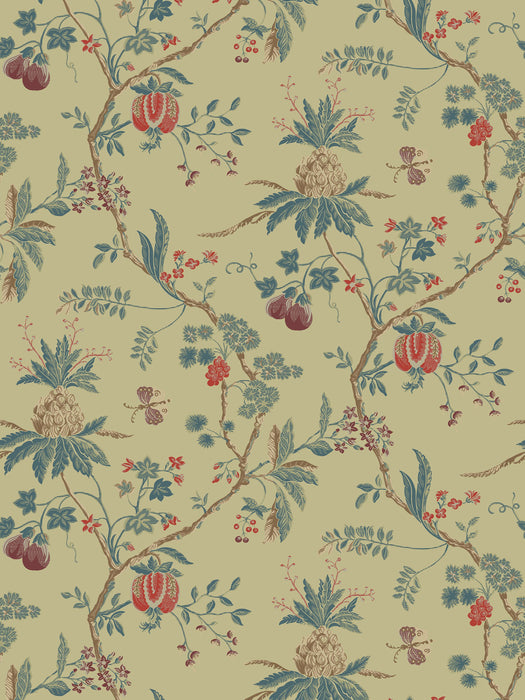 Colony La Perouse  Verde Mandorla Wallpaper Sample CLWP261480003