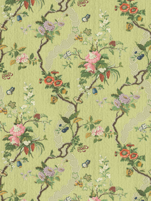 Colony Aprile | Vinyl Wallcovering Verde Wallpaper CLWP267280003