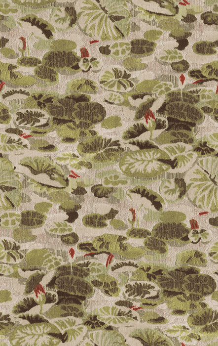 Colony Ninfee  Verde Wallpaper CLWP364430003