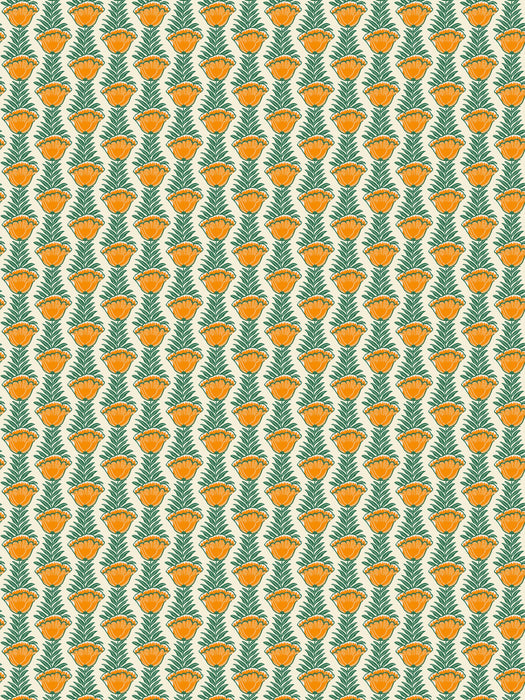 Colony Papaveri  Arancio Wallpaper Sample CLWP364480003