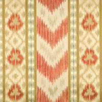 Colony Ungherese Rigato Multi Reds & Taupes Fabric CL264160004