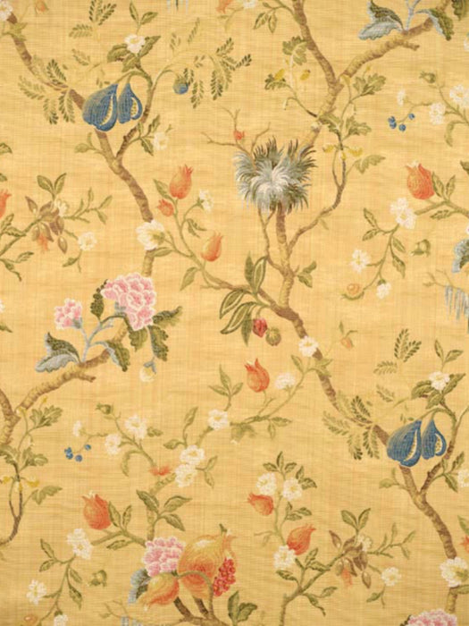 Colony Melograno Multi On Antique Gold Fabric Sample CL264640004