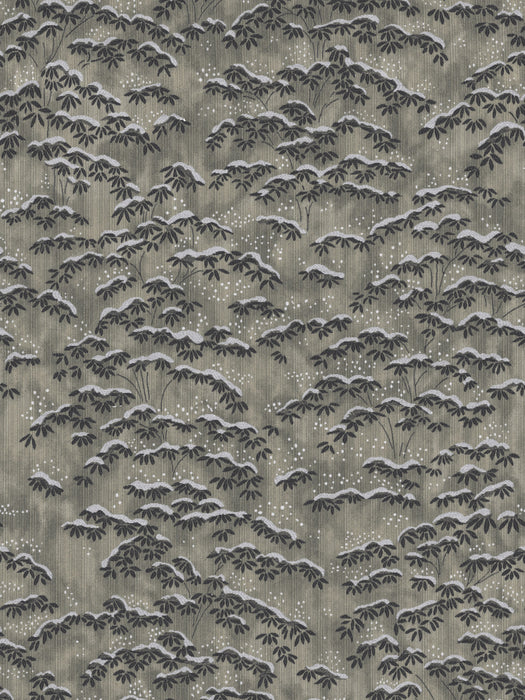 Colony Sagano | Grasscloth Grigio Wallpaper Sample CLWP363970004