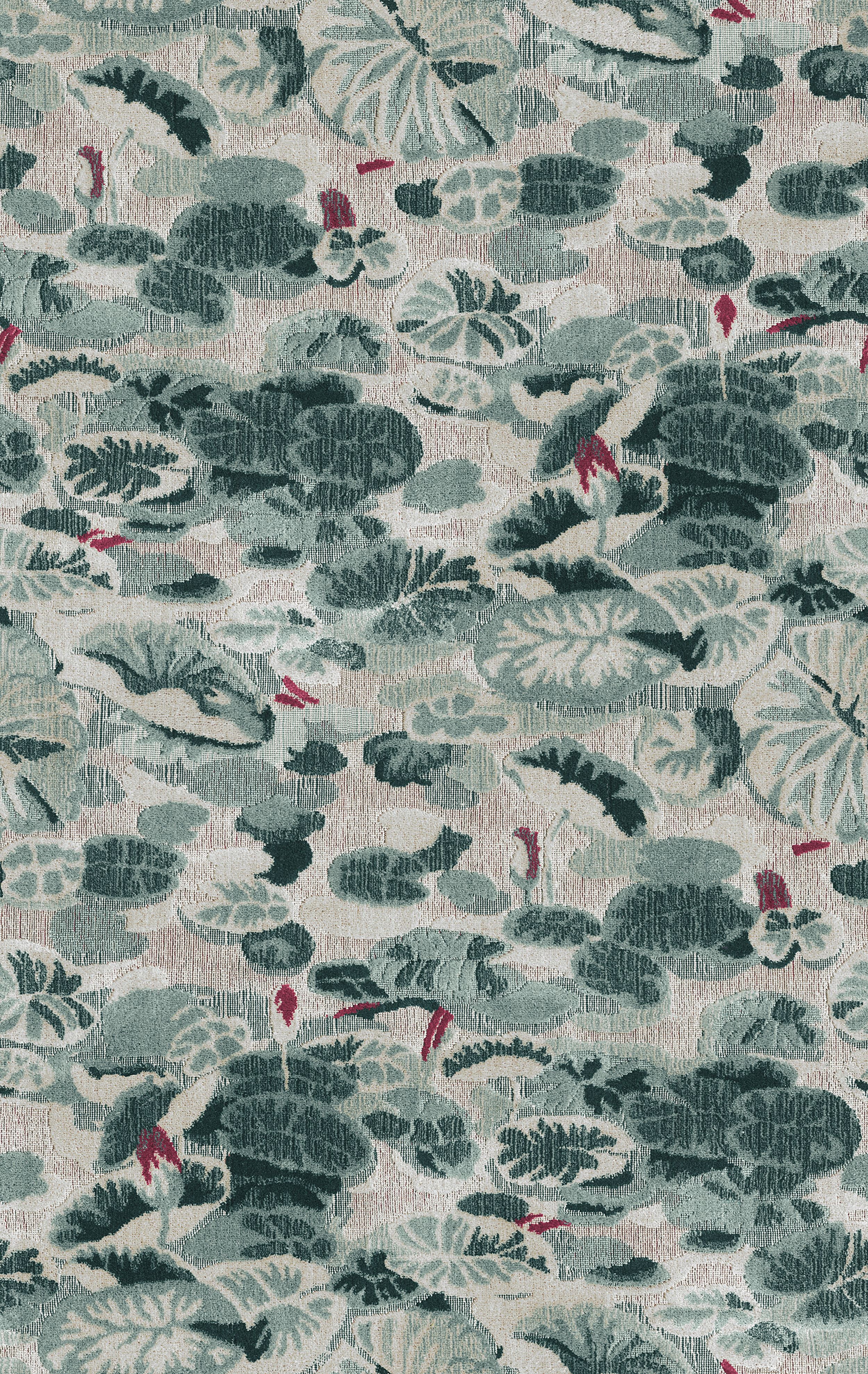 Colony Ninfee  Acqua Wallpaper Sample CLWP364430004