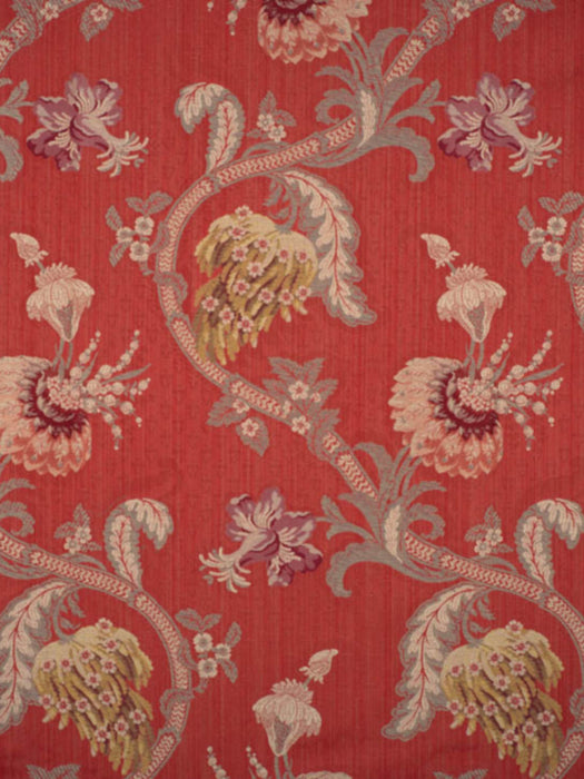 Colony Rocaille Multi On Red Fabric CL267210005