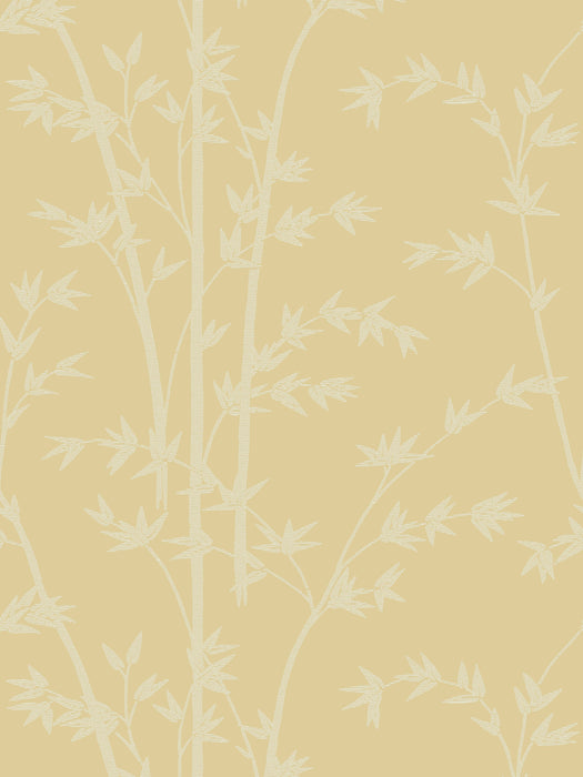 Colony Bamboo | Wallpaper Giallo Wallpaper CLWP267310005