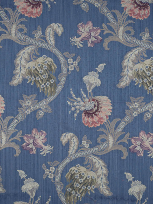 Colony Rocaille Multi On Blue Fabric CL267210006