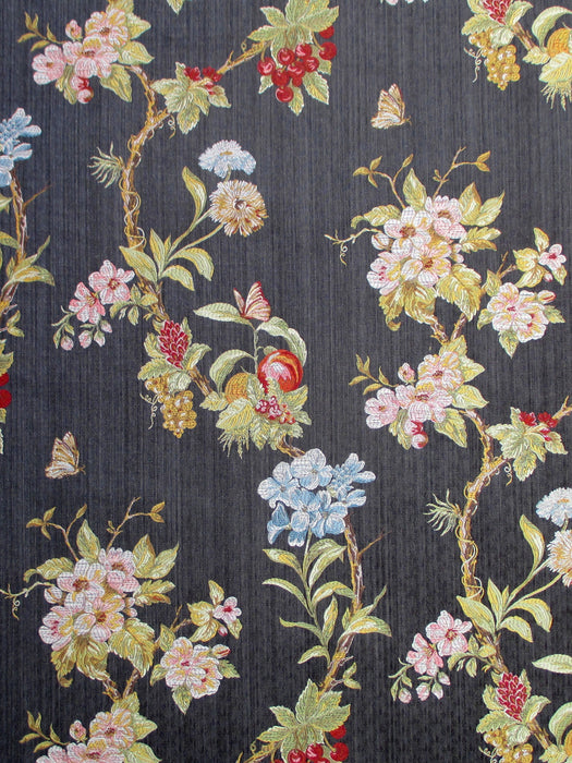 Colony Ninfa Nero Fabric CL364170007