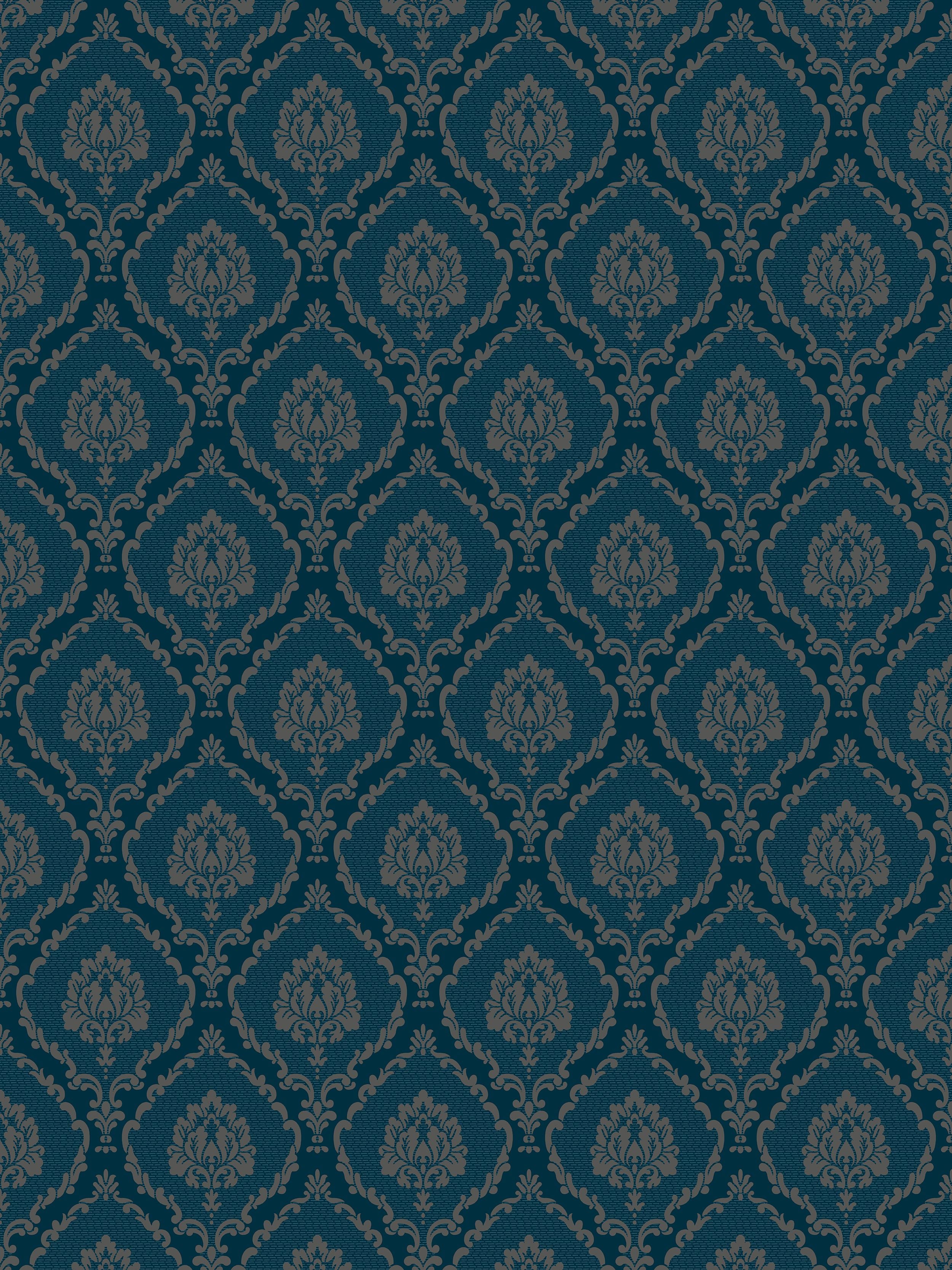 Colony Ecussons  Bleu Wallpaper Sample CLWP267220007