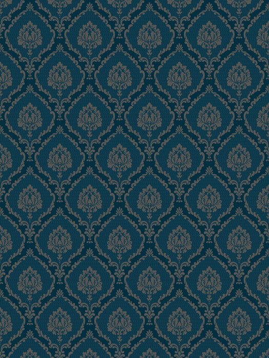 Colony Ecussons  Bleu Wallpaper CLWP267220007