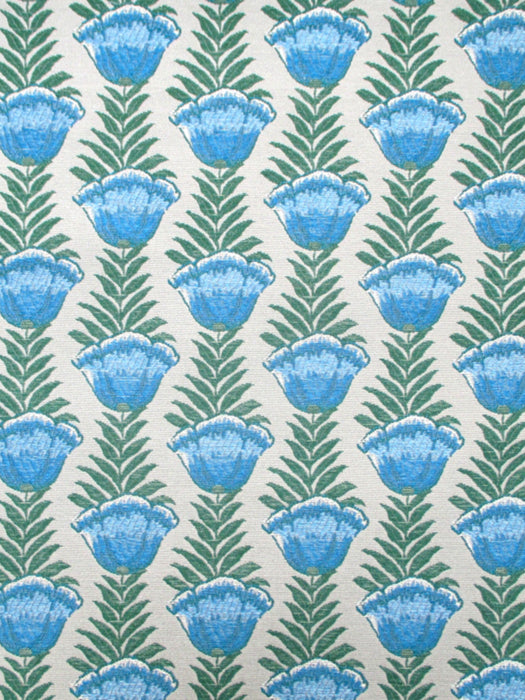 Colony Papaveri Azzurro Fabric CL364480008