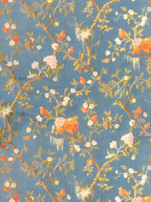 Colony Melograno Blu Di Prussia Fabric CL264640010