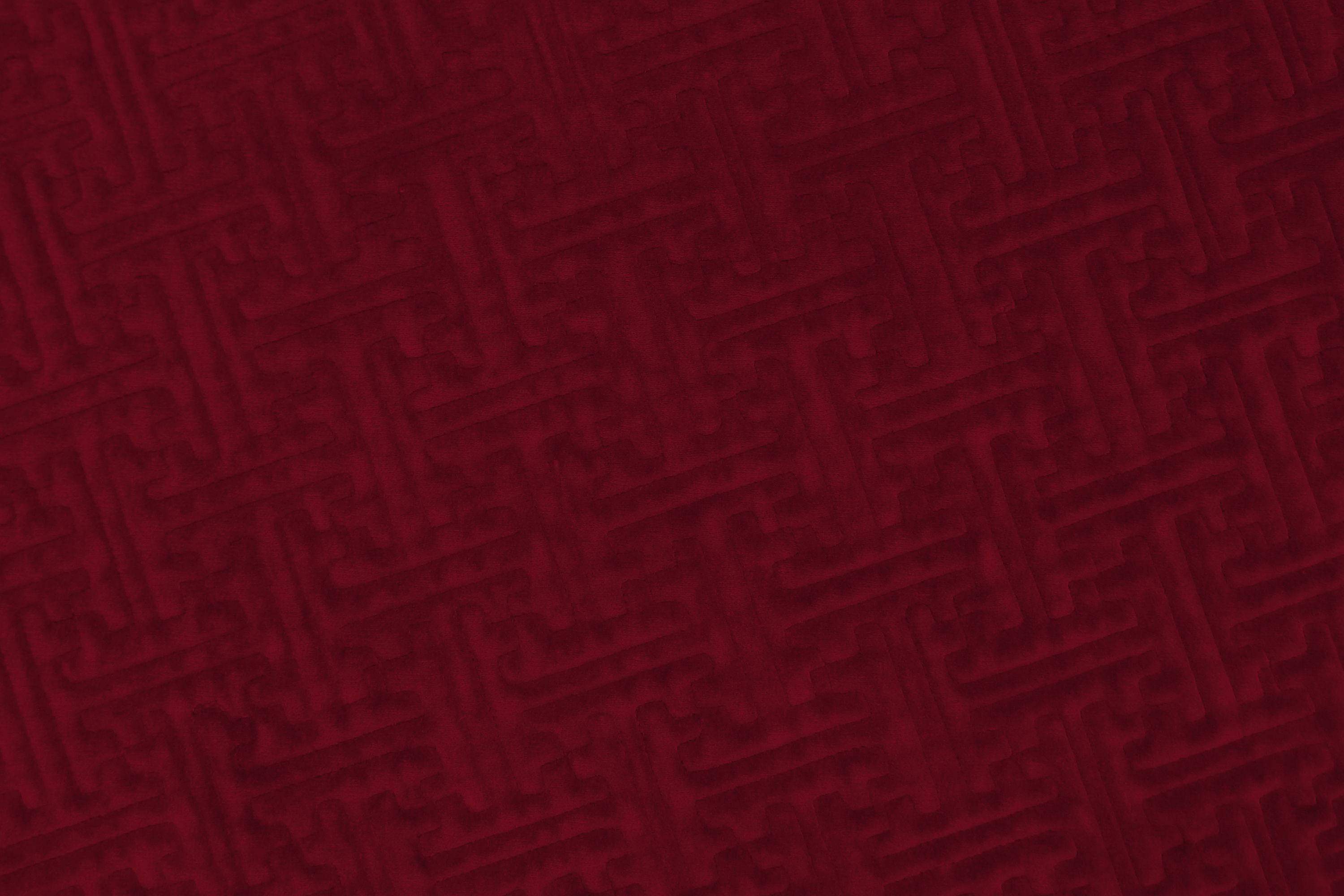 Colony Argo Quilted Rosso Fabric Sample CL36432A0010