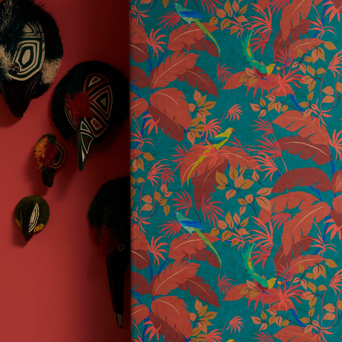 Nobilis Sur un Arbre Perché 02 Wallpaper Sample COS202