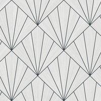 Seabrook Designs Mikkeli Heathered Black Wallpaper CP91300