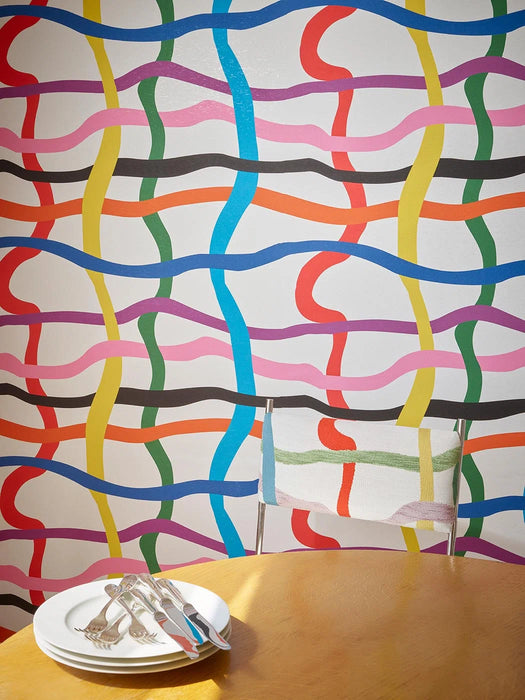 Pierre Frey Crossroads Multicolore Wallpaper Sample FP206001
