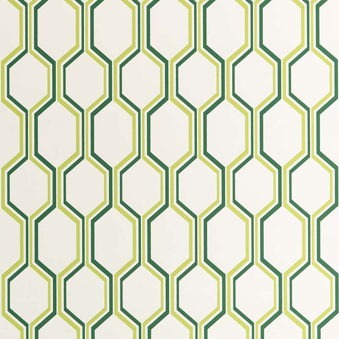 Quadrille Camino Wallpaper Cactus / Green Wallpaper Sample 303840W-12AWP
