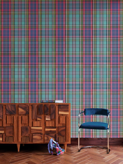 Cole & Son Macandreas Tartan Pine Wallpaper 130/1004.CS.0